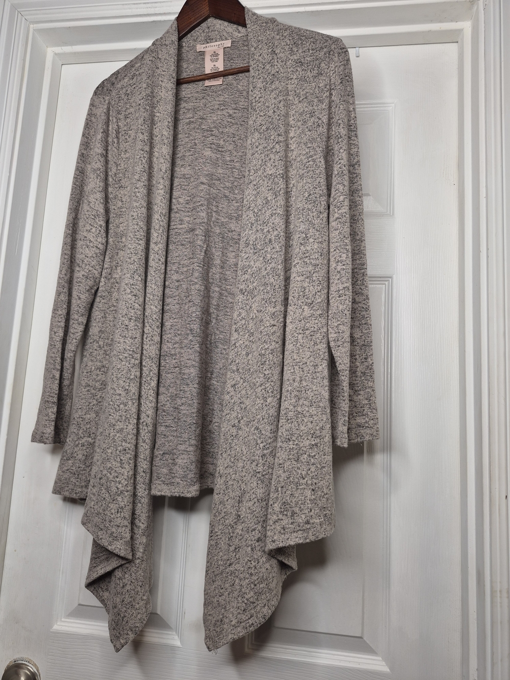 Philosophy Tan Black Open Cardigan  Soft XL